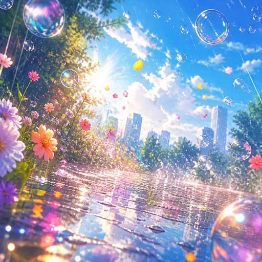 Shimmering Rain