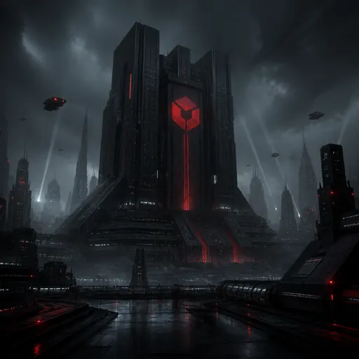 Crimson Silicon Veil